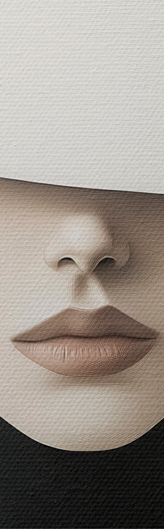 murales de pared Mujer con sombrero blanco s51146