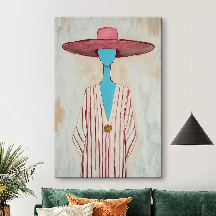 murales de pared Cuadro que representa una figura femenina abstracta s51152