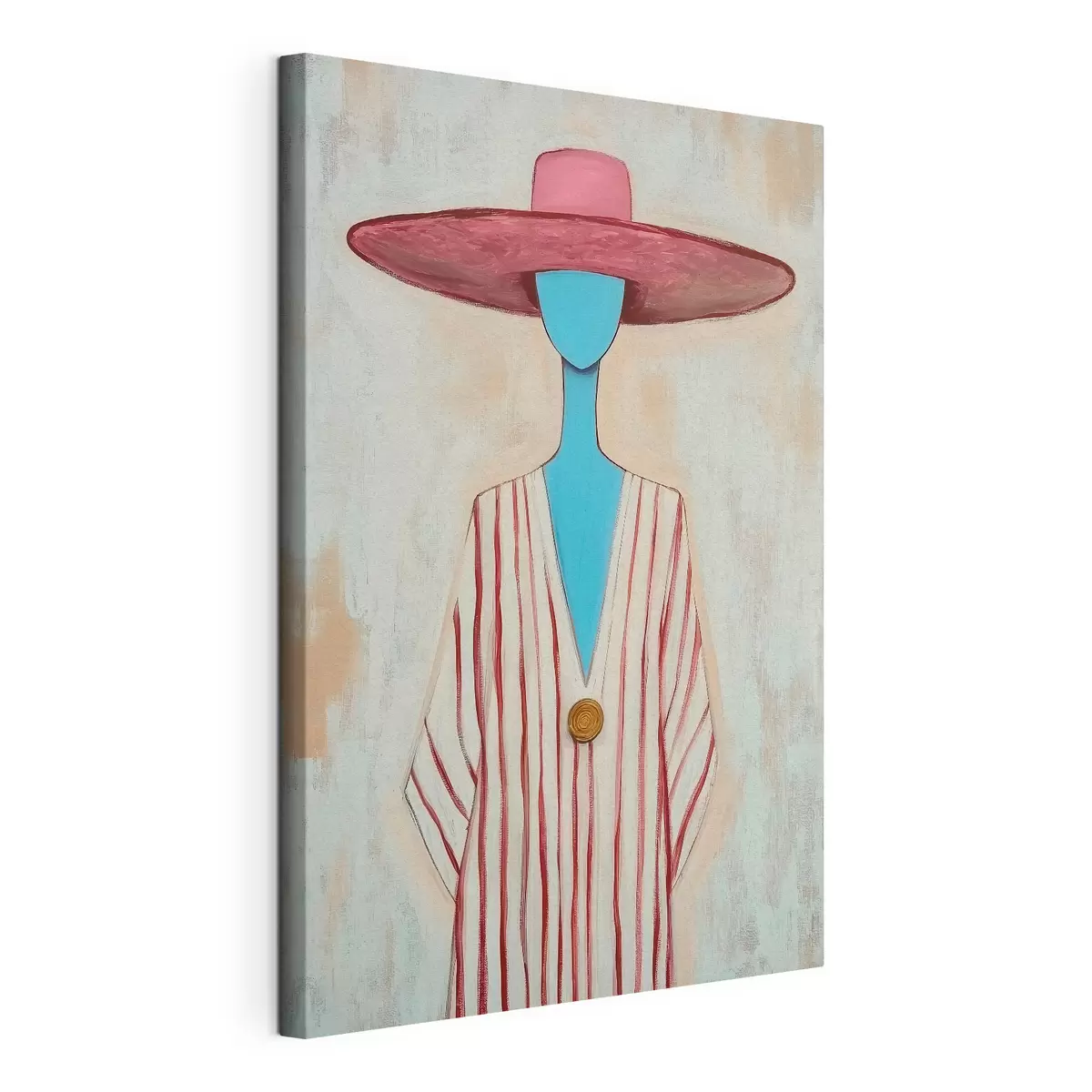 murales de pared Cuadro que representa una figura femenina abstracta s51152