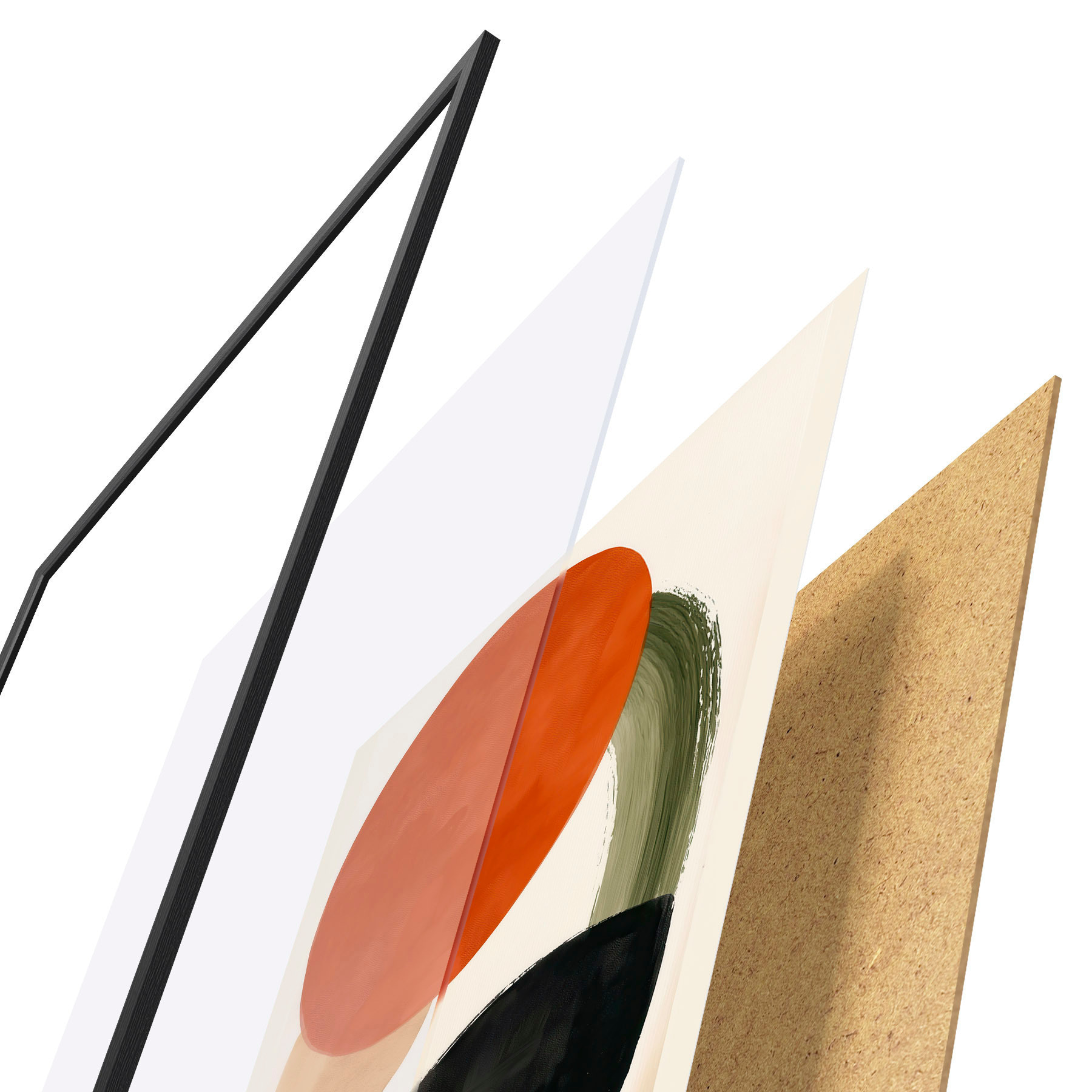 Poster Abstracción geométrica f51147