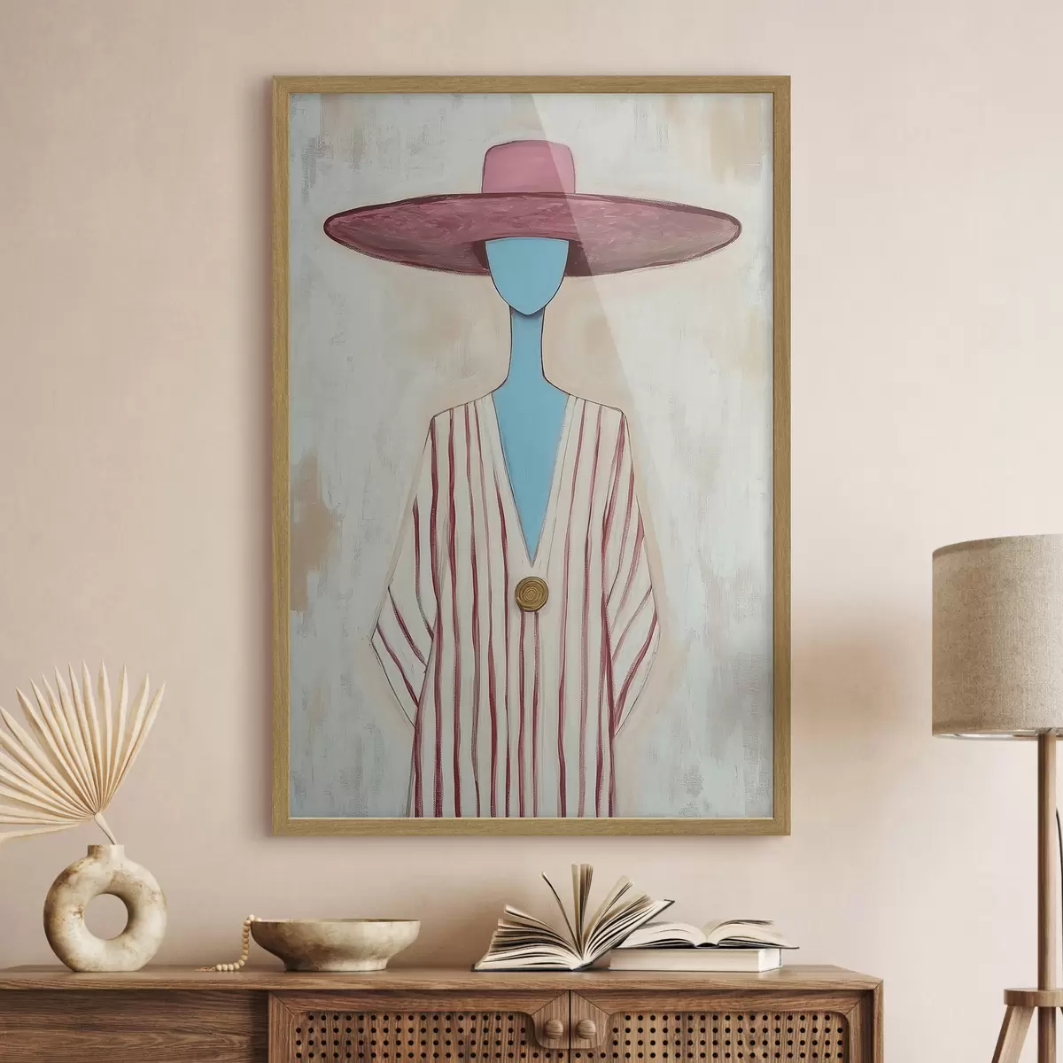 Poster Cuadro que representa una figura femenina abstracta f51152