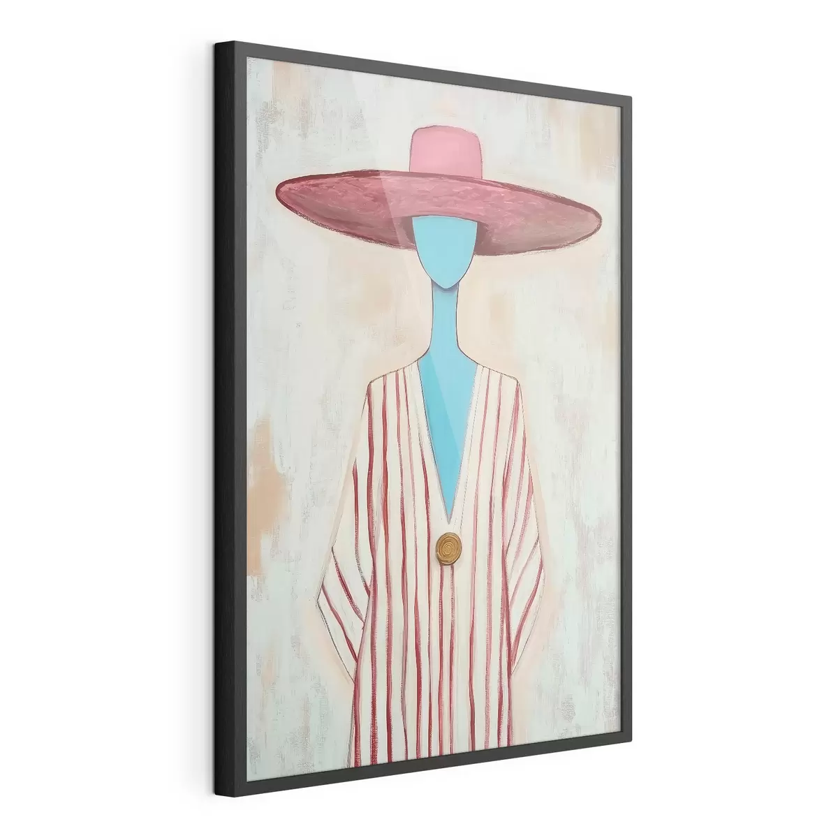 Poster Cuadro que representa una figura femenina abstracta f51152