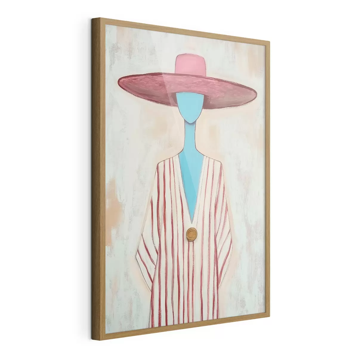 Poster Cuadro que representa una figura femenina abstracta f51152