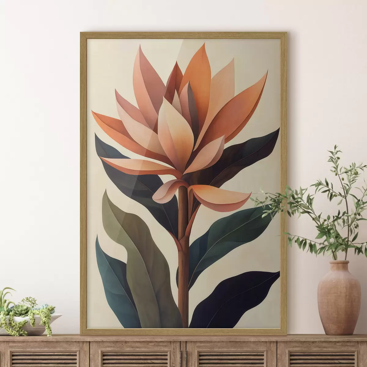 Poster Flor abstracta f51155