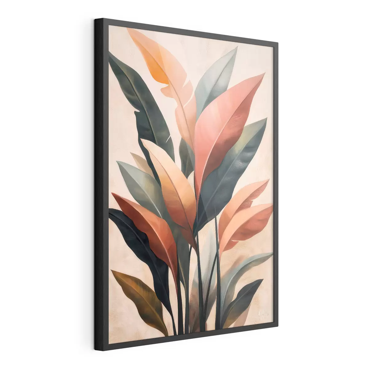 Poster Hojas abstractas f51156