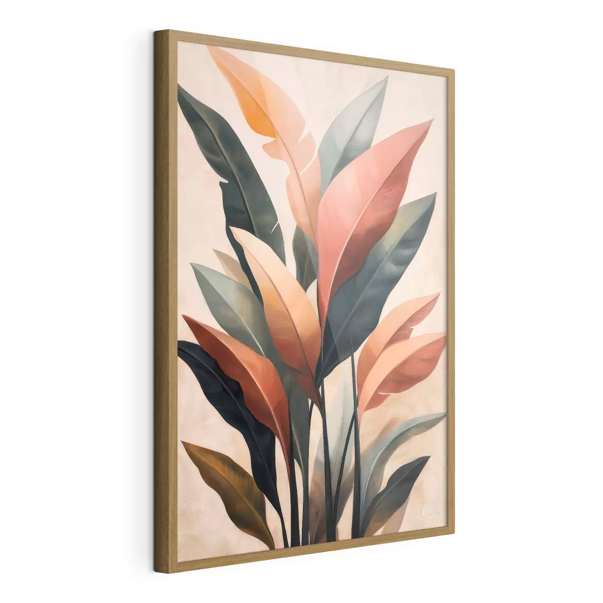 Poster Hojas abstractas f51156