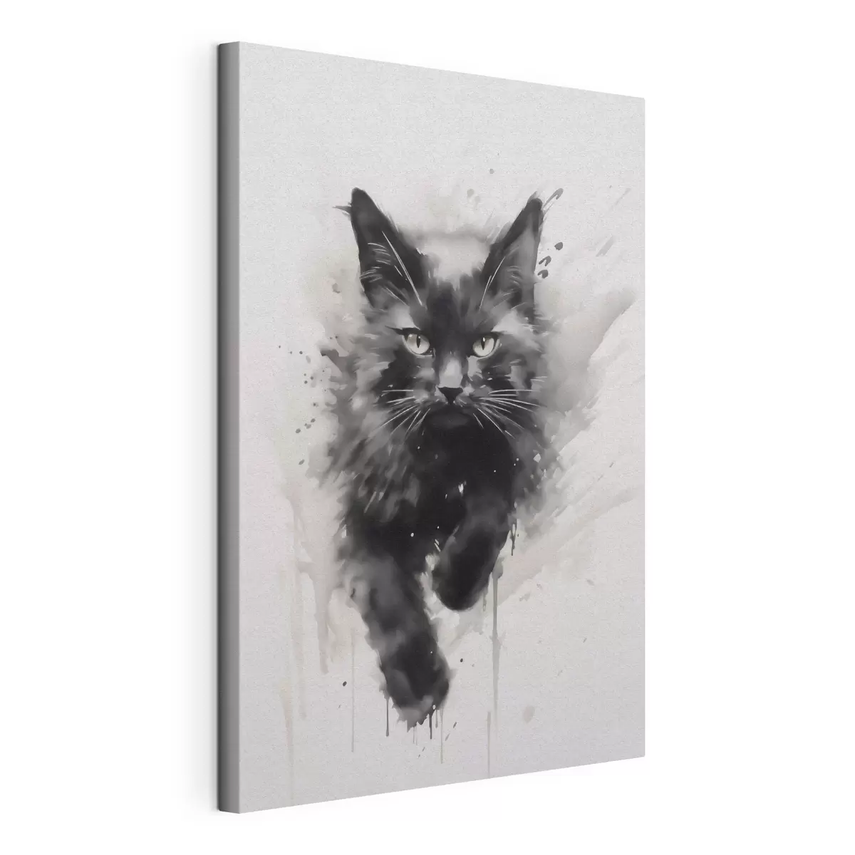 murales de pared Gato, imitación de un cuadro s51168