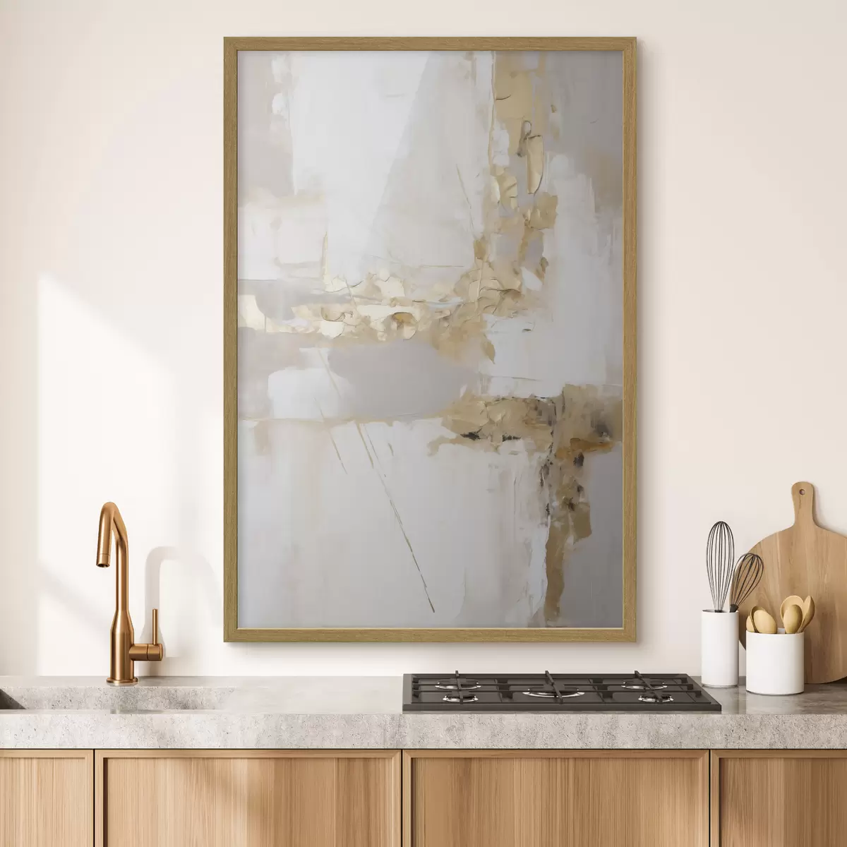 Poster Abstracción moderna, imitación de la pintura f51162