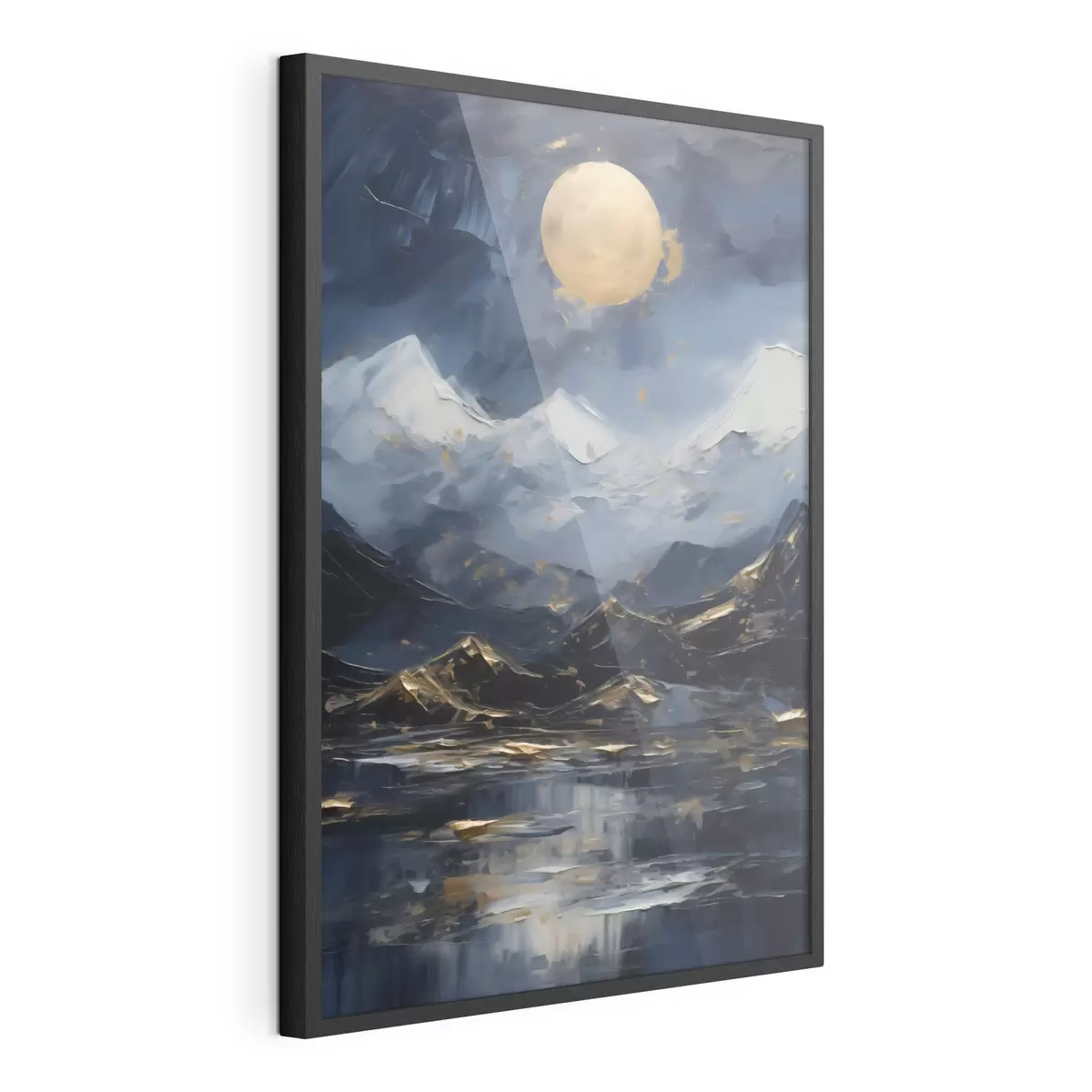 Poster Paisaje de montaña, imitación de un cuadro f51164