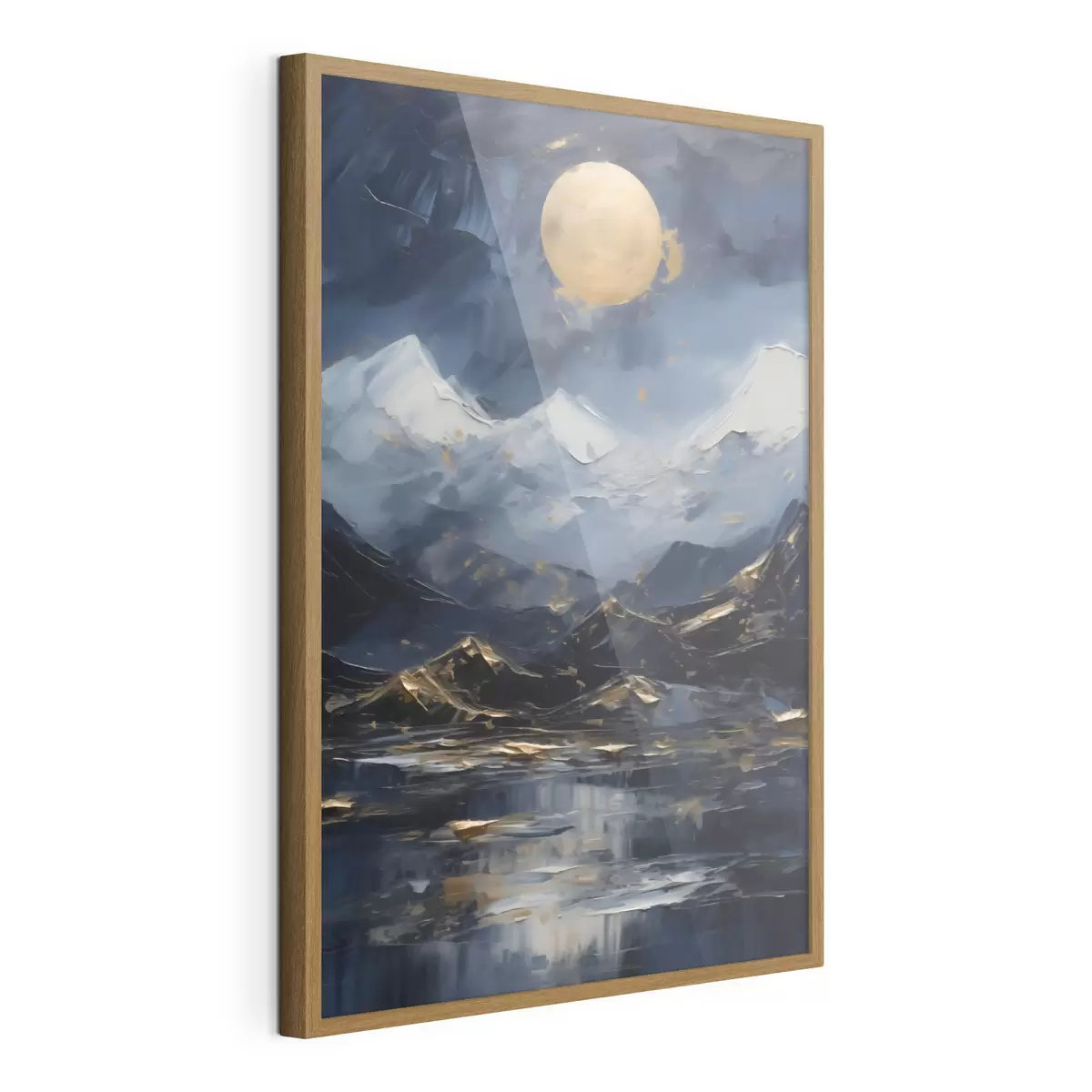 Poster Paisaje de montaña, imitación de un cuadro f51164
