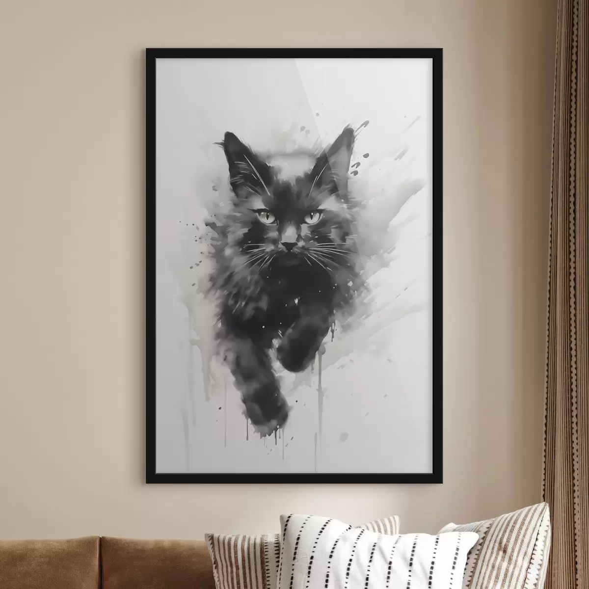 Poster Gato, imitación de un cuadro f51168