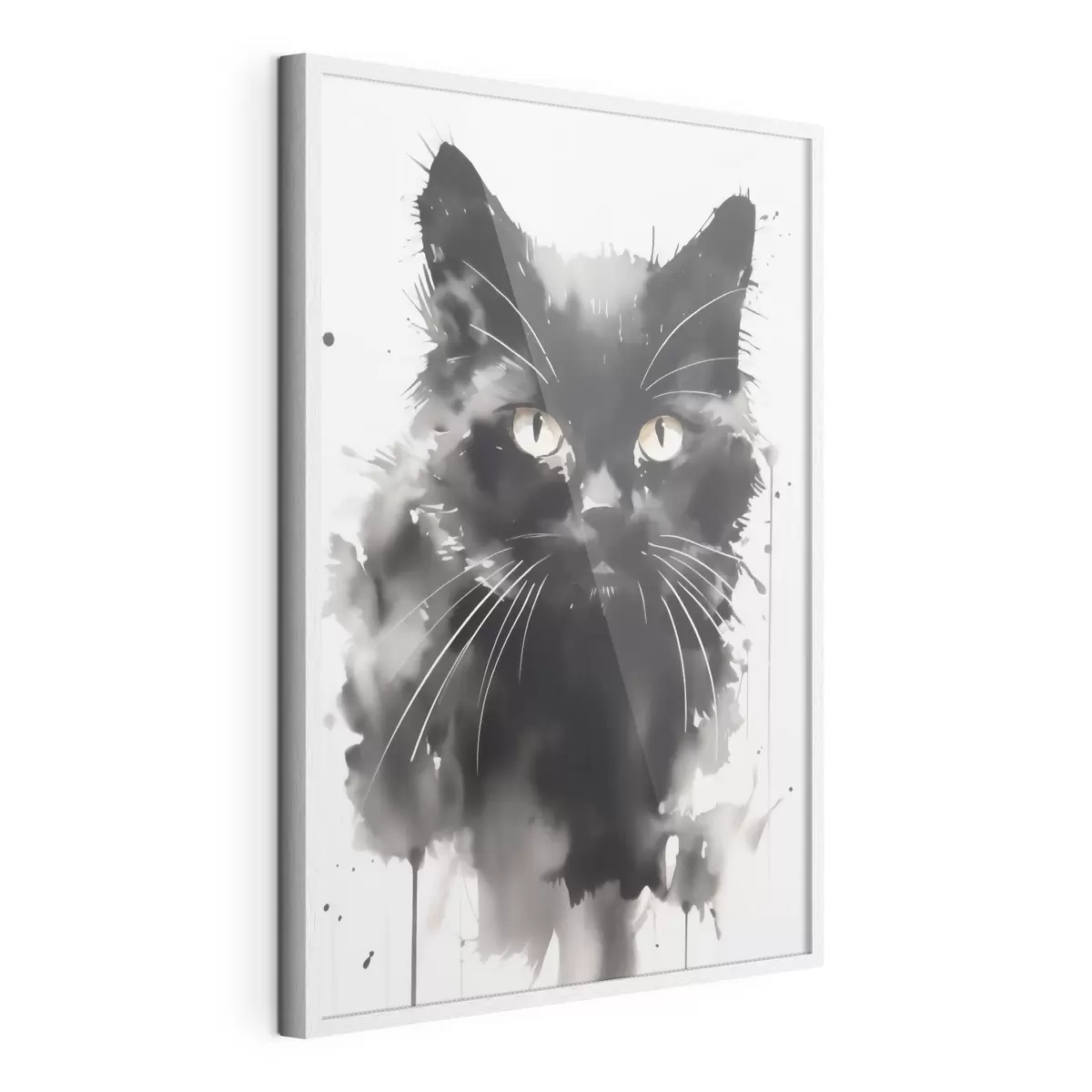 Poster Retrato de un gato, imitación de un cuadro f51169