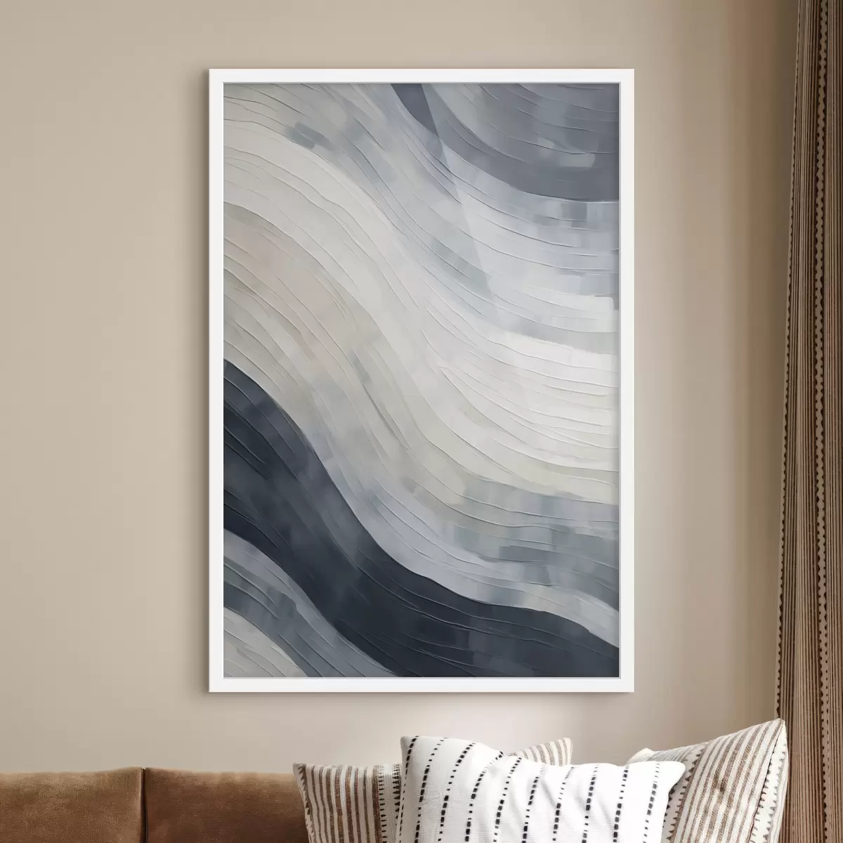 Poster Rayas abstractas, imitación de un cuadro f51171
