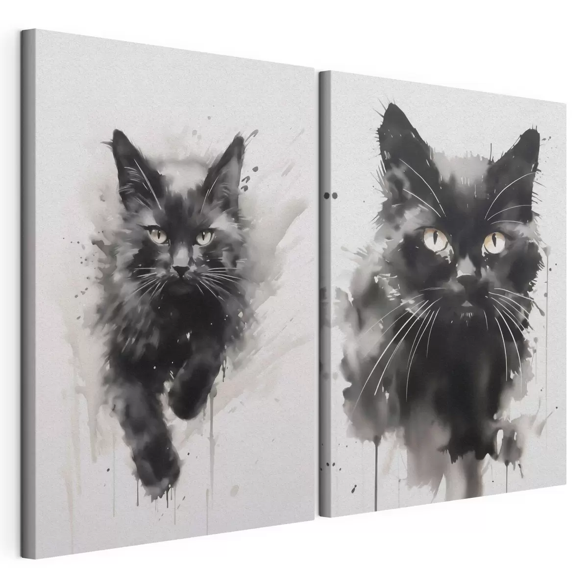 murales de pared Gato, imitación de un cuadro m31110