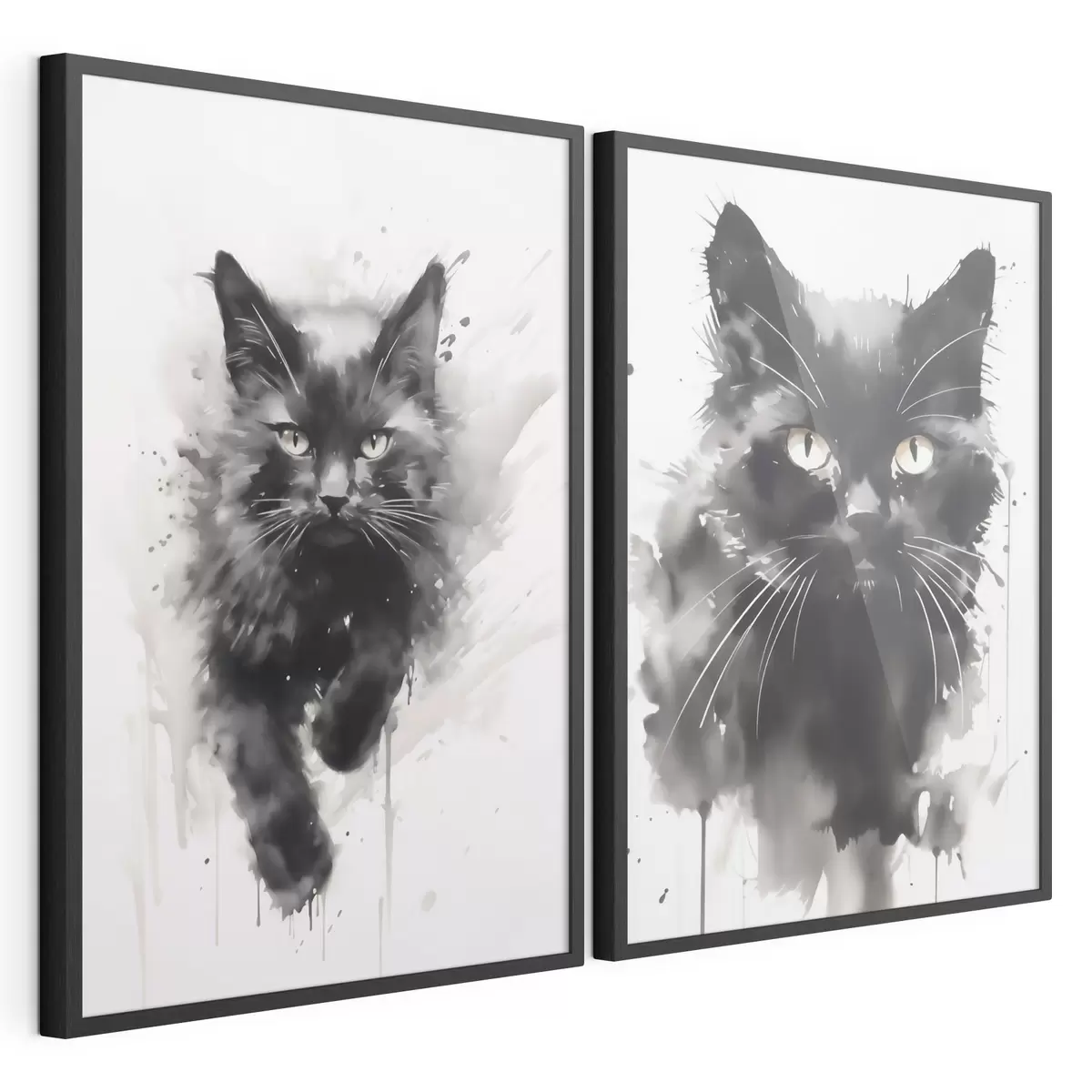Poster Gato, imitación de un cuadro d31110
