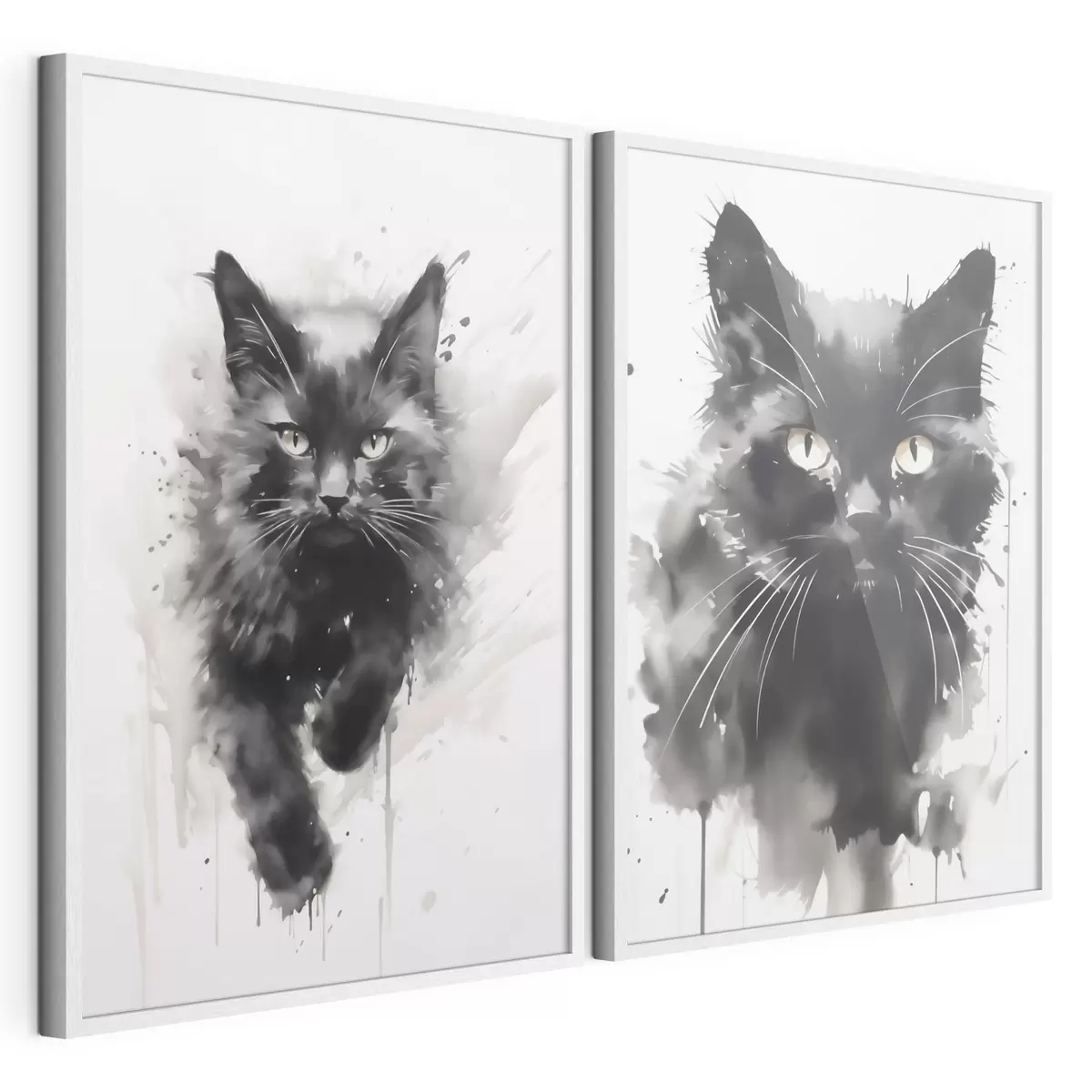 Poster Gato, imitación de un cuadro d31110