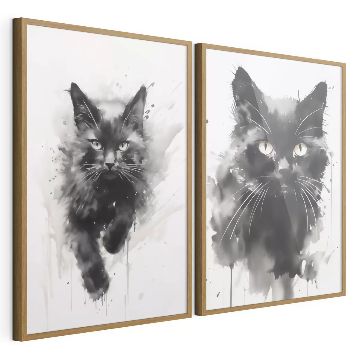 Poster Gato, imitación de un cuadro d31110