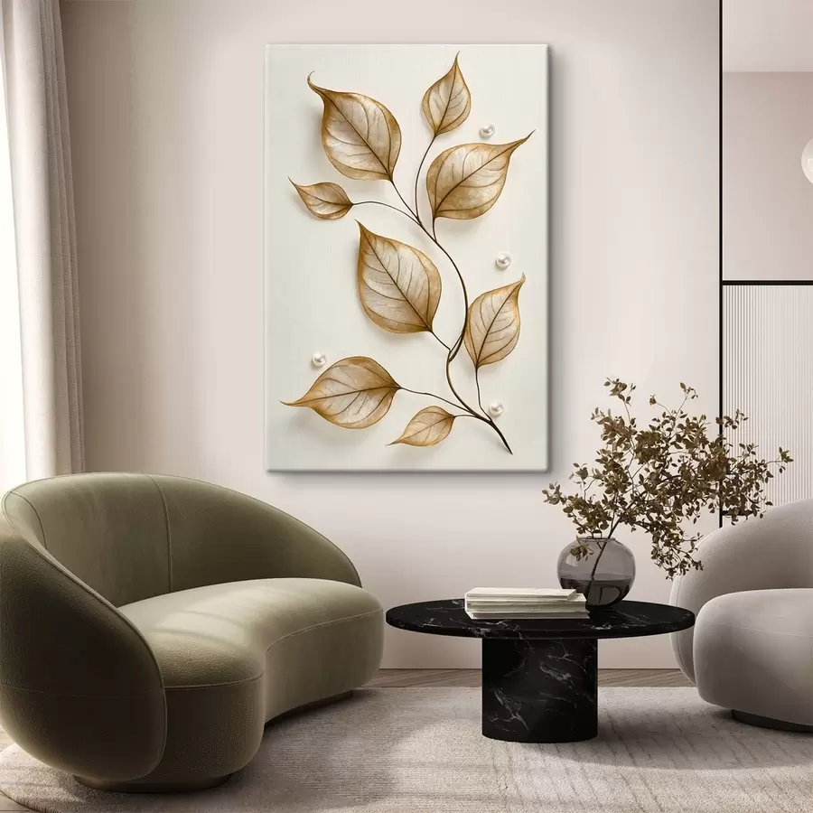 murales de pared Elegante rama botánica s50866