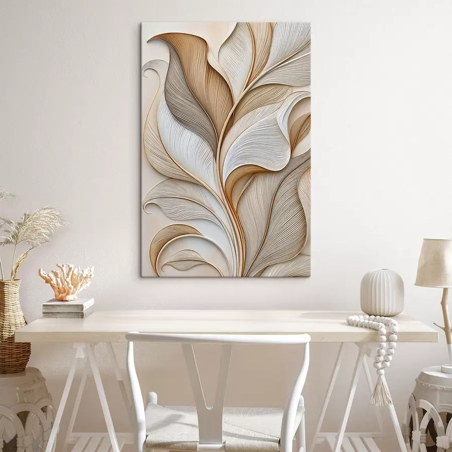 murales de pared Hojas abstractas s51176
