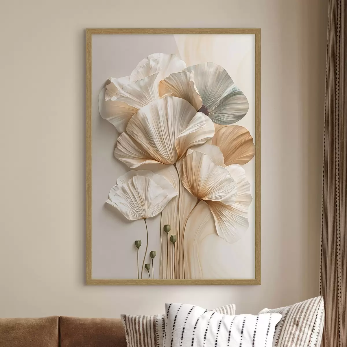 Poster flores abstractas f50870