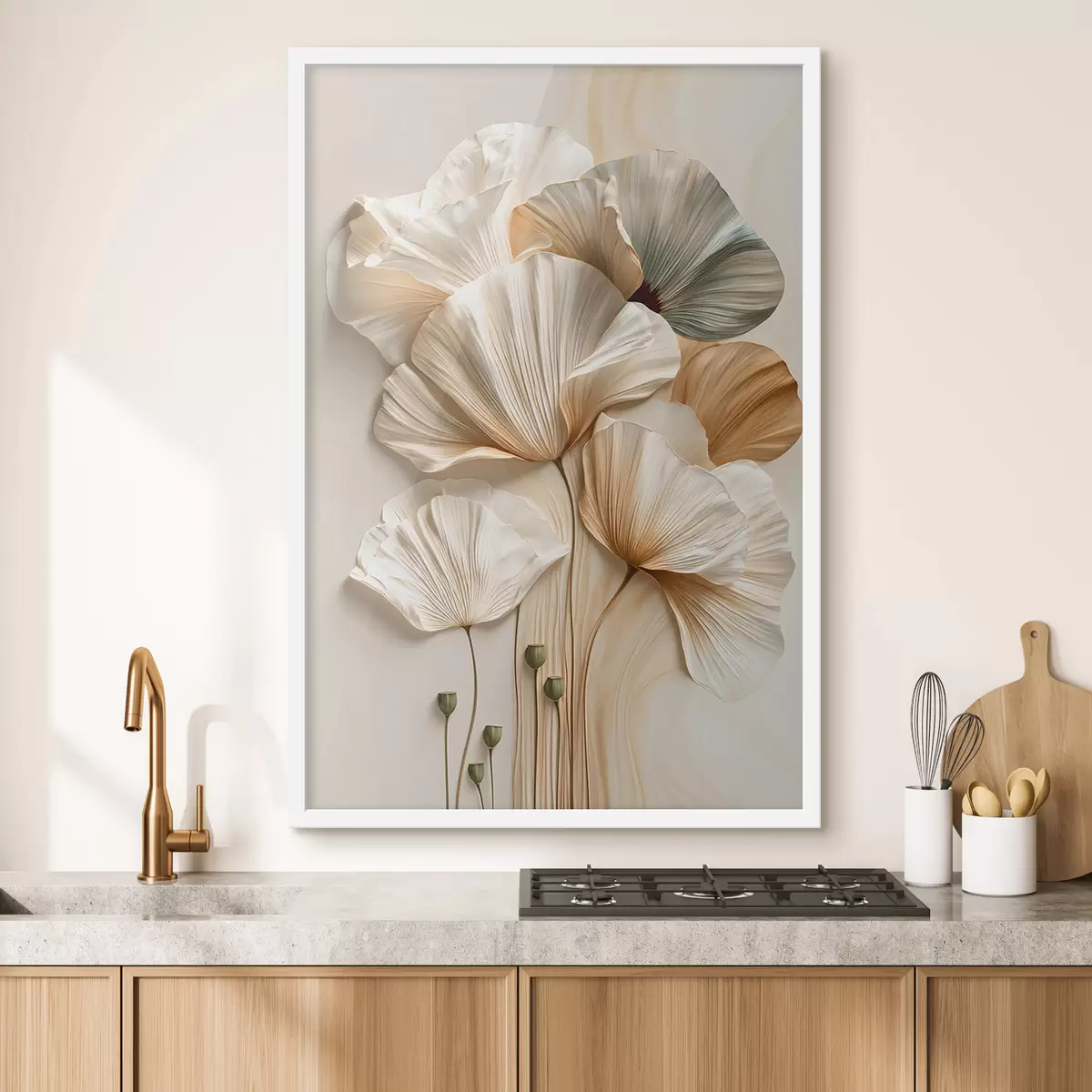 Poster flores abstractas f50870