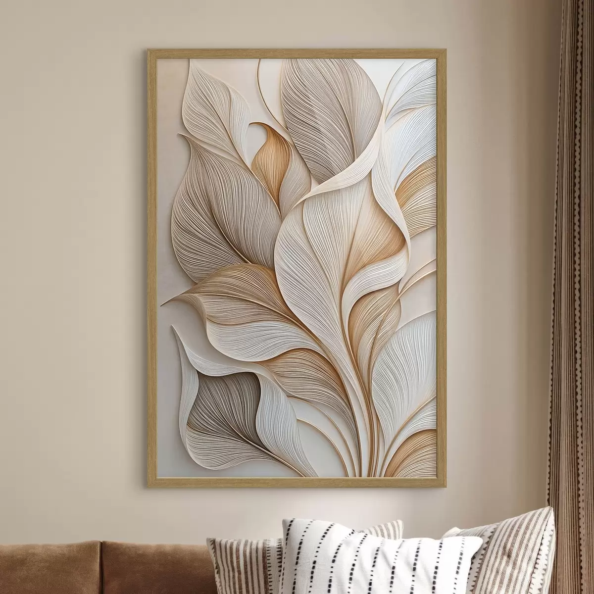 Poster Hojas abstractas f51177