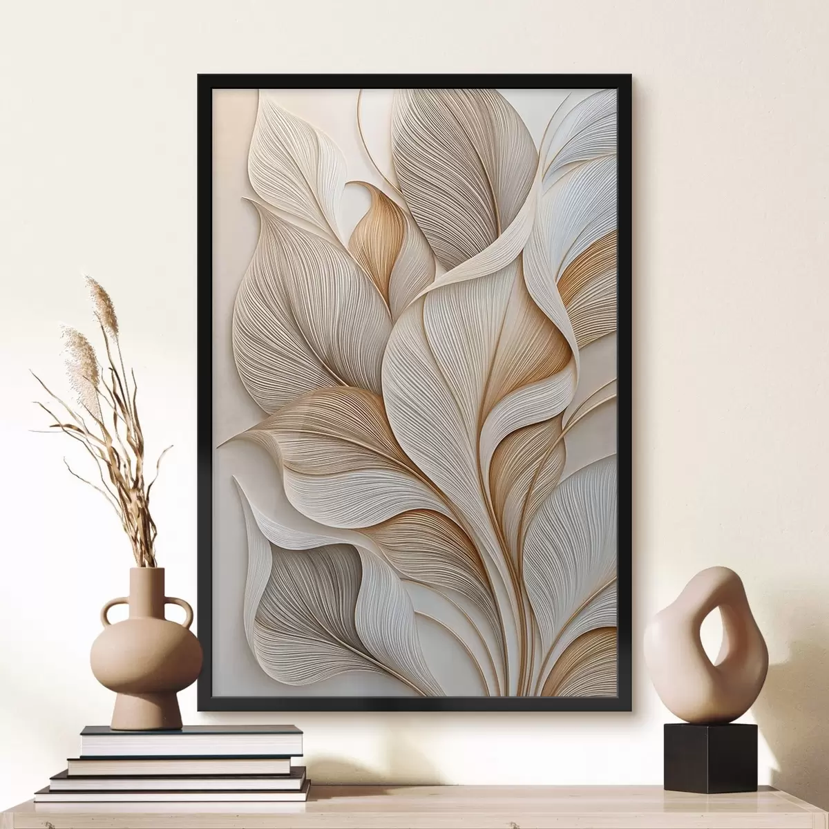 Poster Hojas abstractas f51177