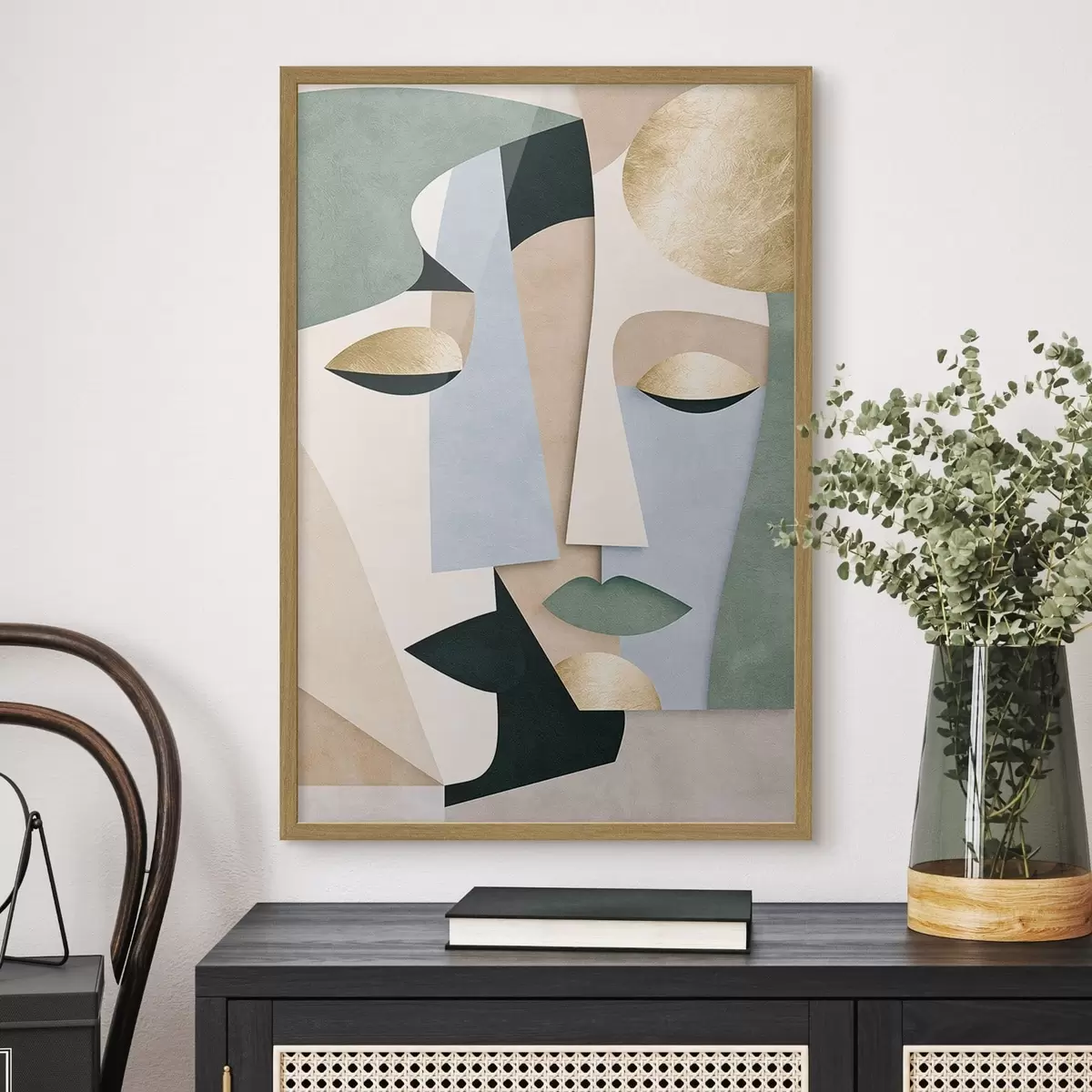Poster Caras geométricas abstractas f51178