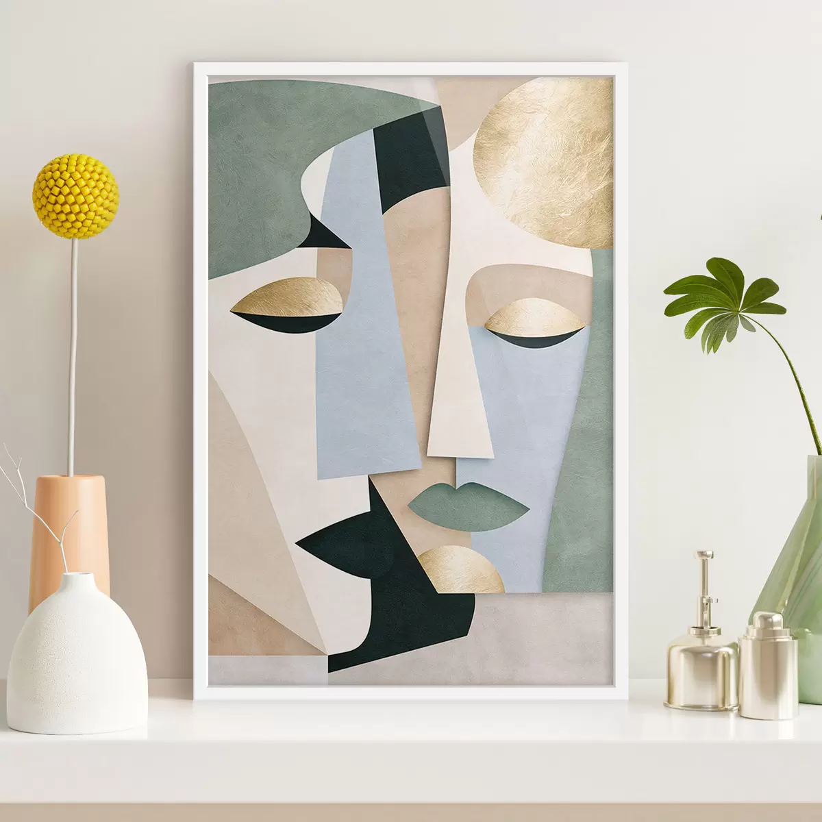 Poster Caras geométricas abstractas f51178