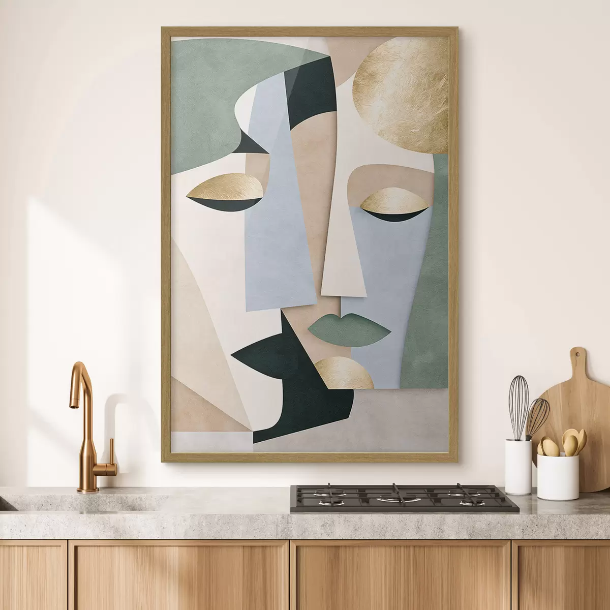 Poster Caras geométricas abstractas f51178