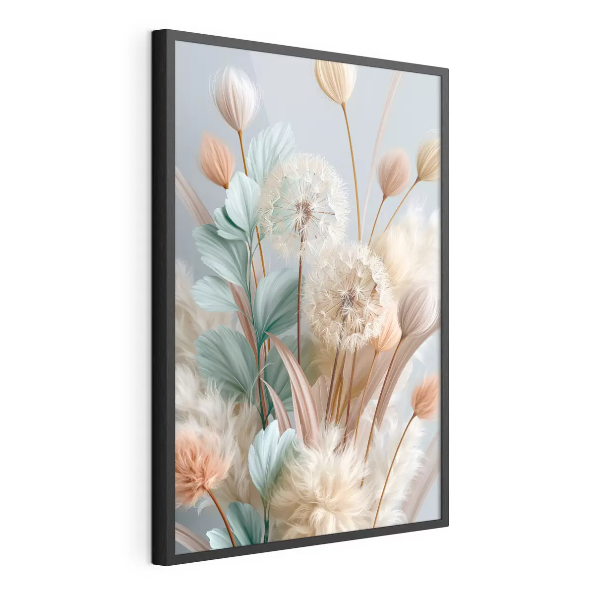 Poster Delicados dientes de león y flores silvestres f51182