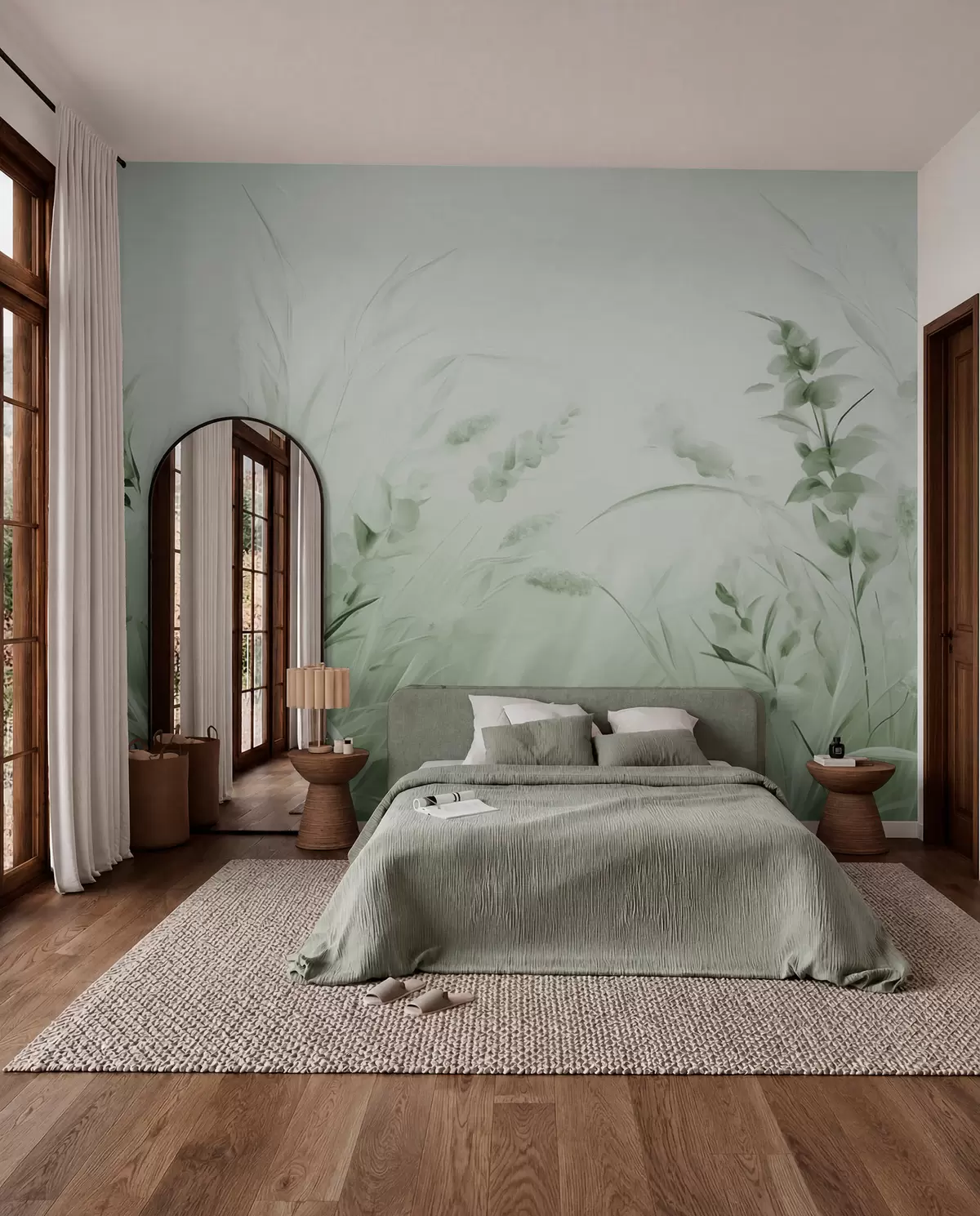 murales de pared Campo de flores w05913v1
