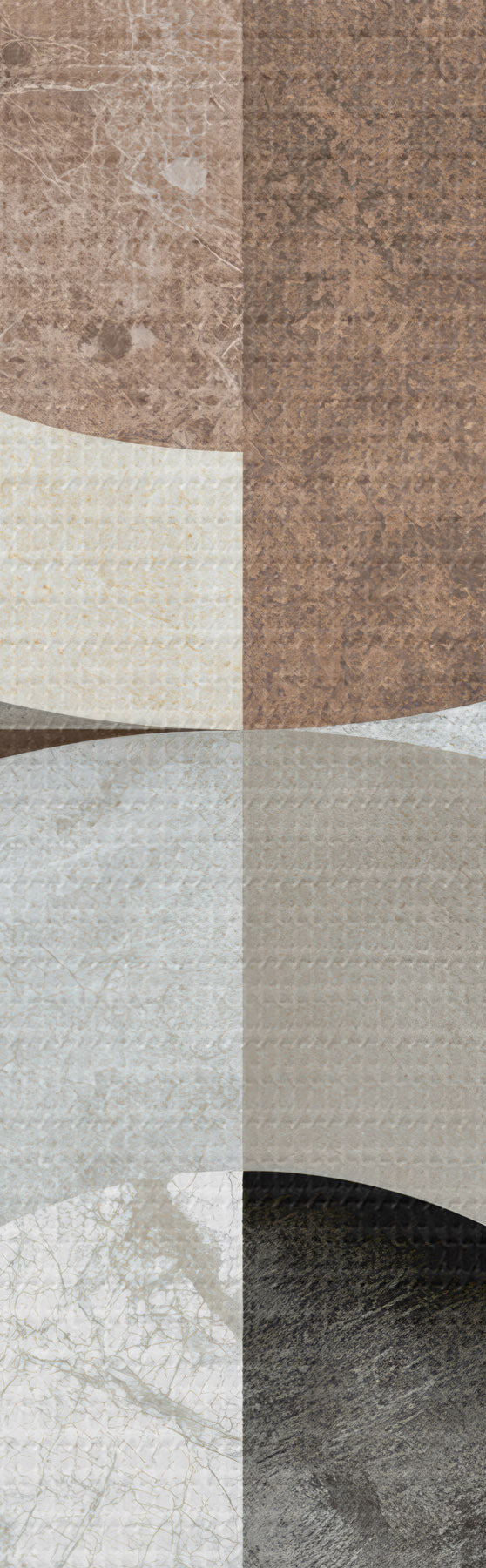 murales de pared Composición geométrica con círculos s51281