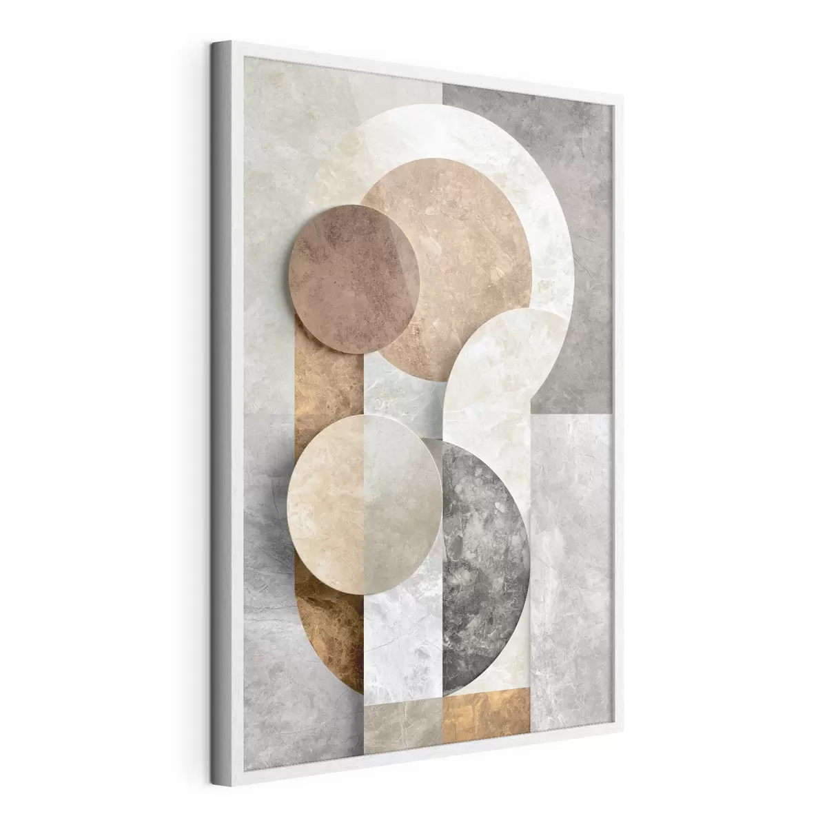 Poster Abstracción geométrica con círculos f51185