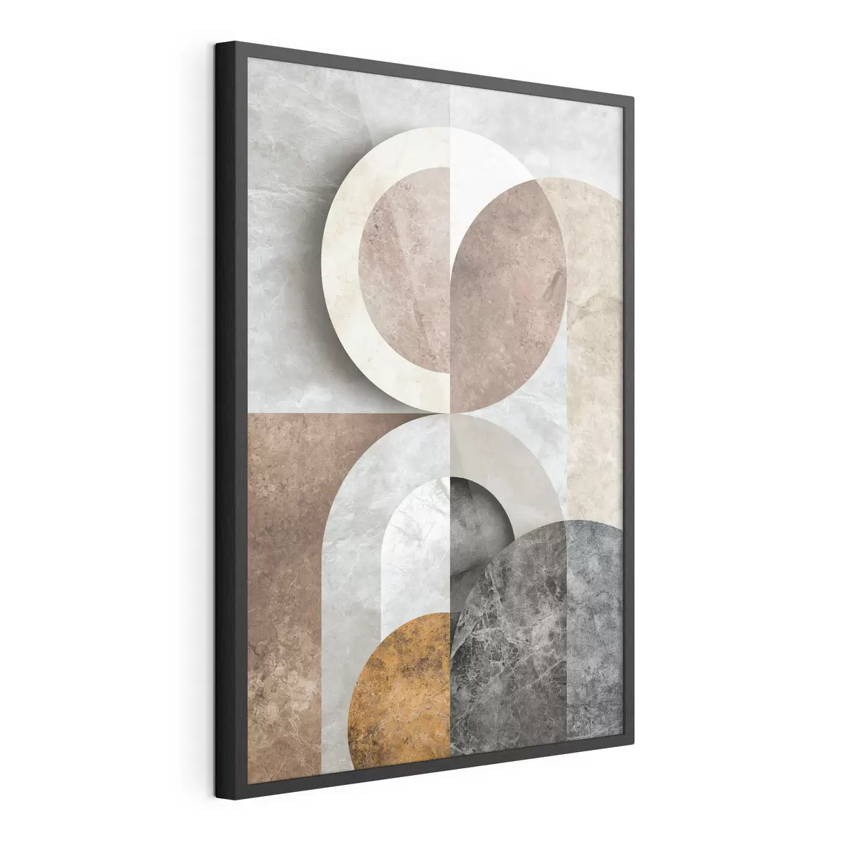 Poster Composición geométrica con círculos f51281