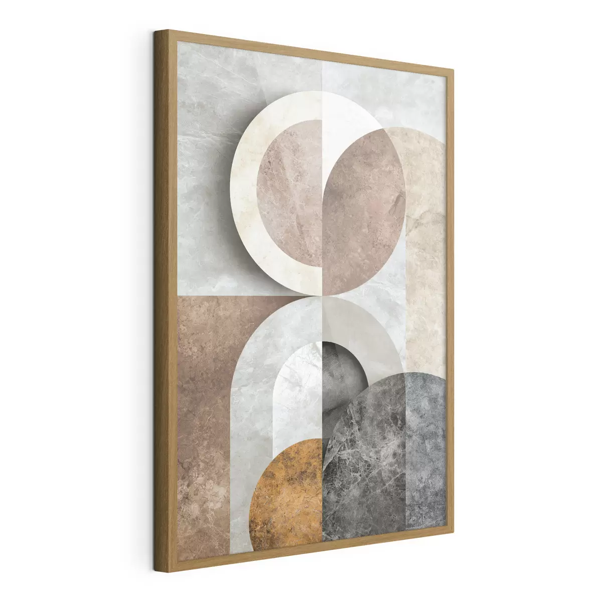 Poster Composición geométrica con círculos f51281