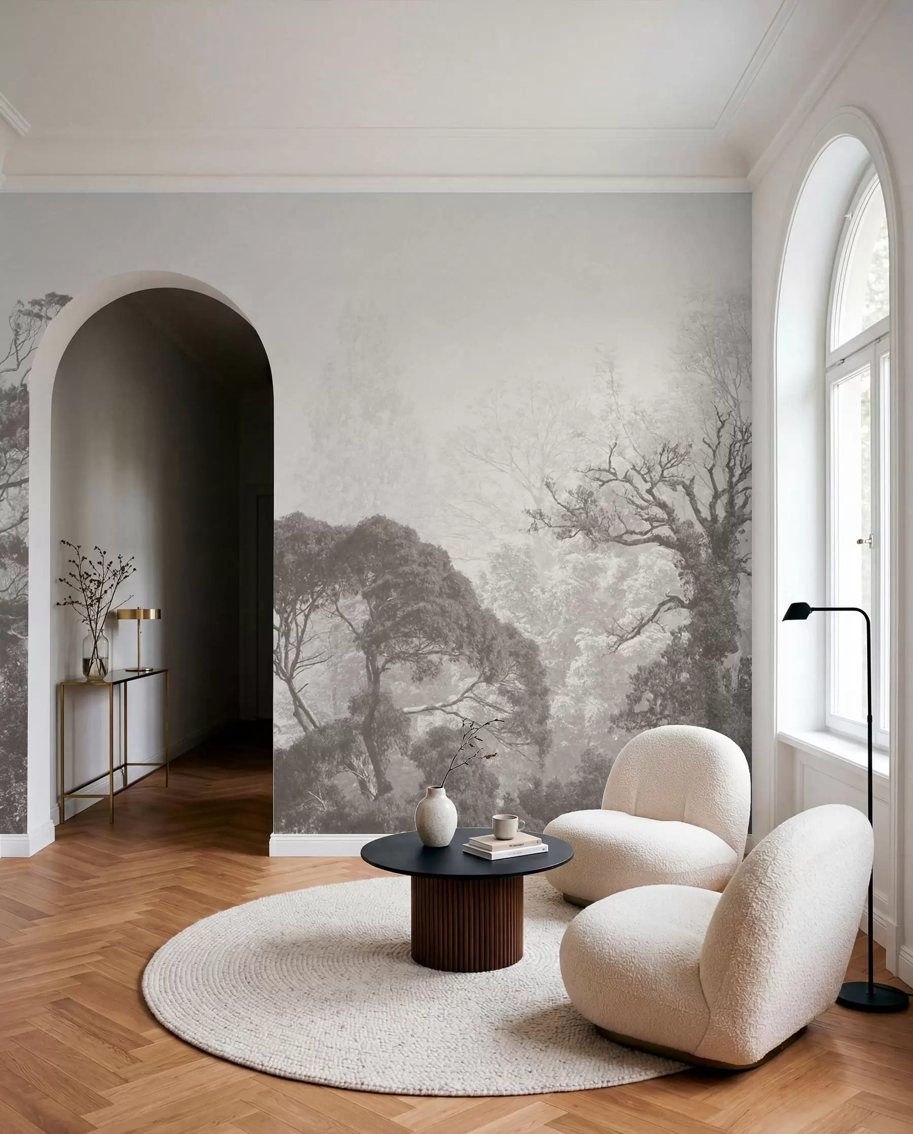 murales de pared Bosque en boceto u79824