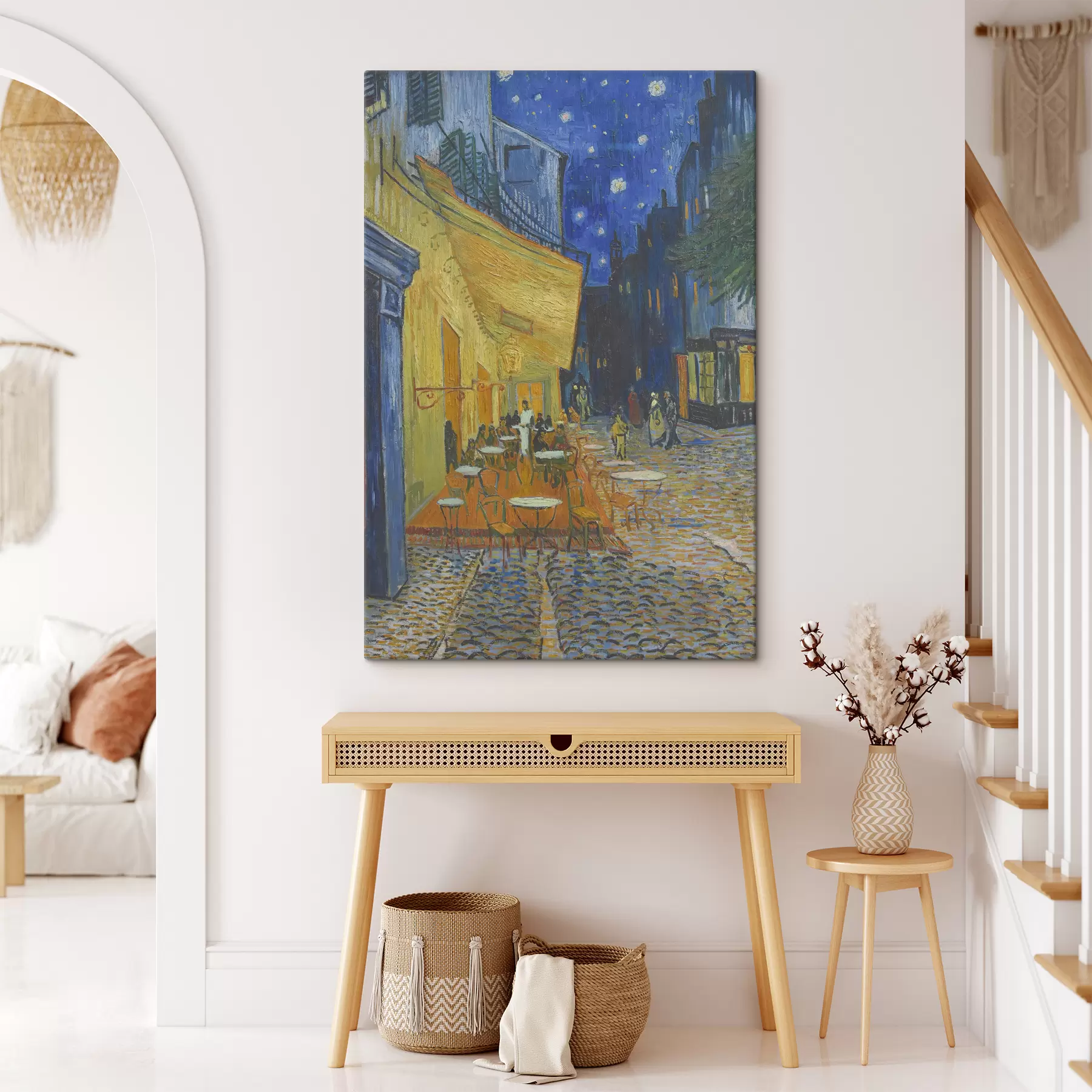 murales de pared Café Terrace at Night, Vincent van Gogh s12313