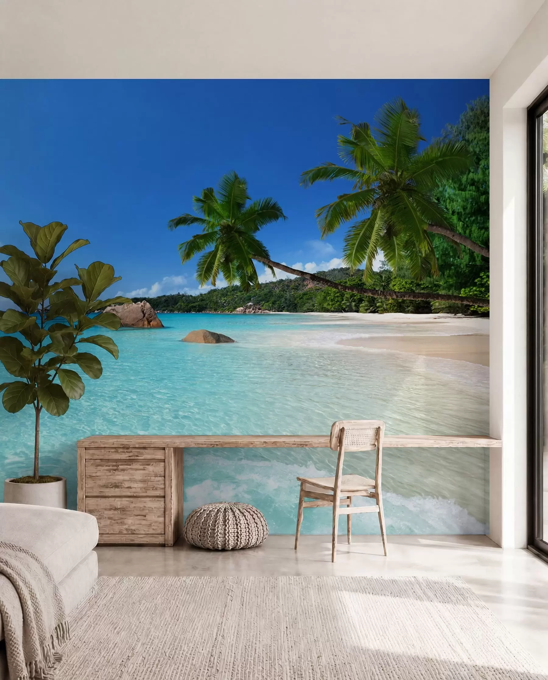 murales de pared Cala de aguas claras u53754