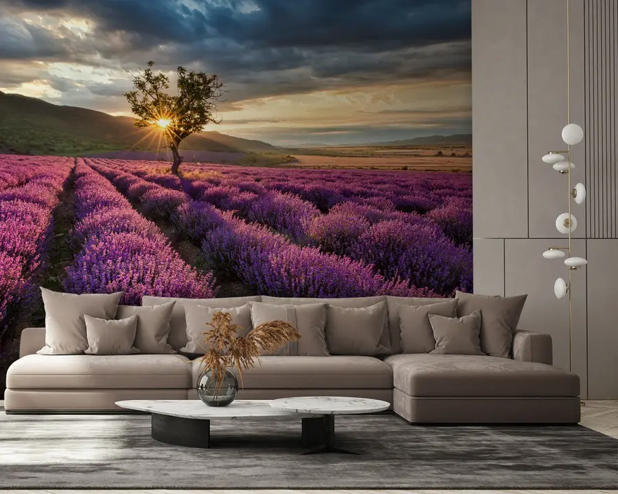 murales de pared Nube, cielo y flor u57229