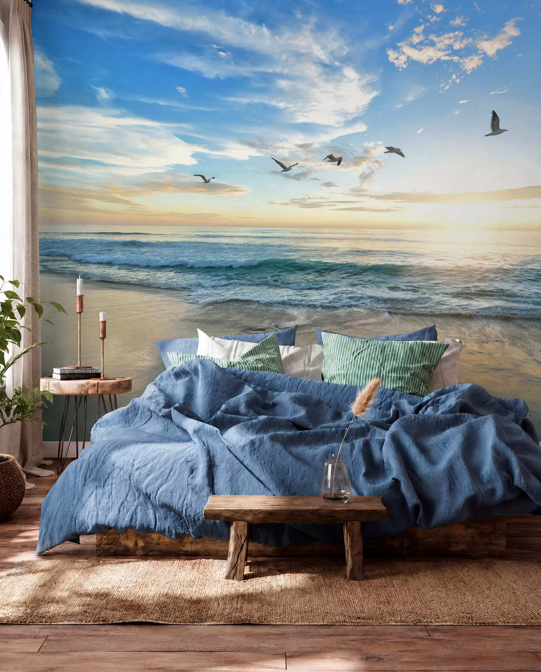 murales de pared Gaviotas al alba u93607