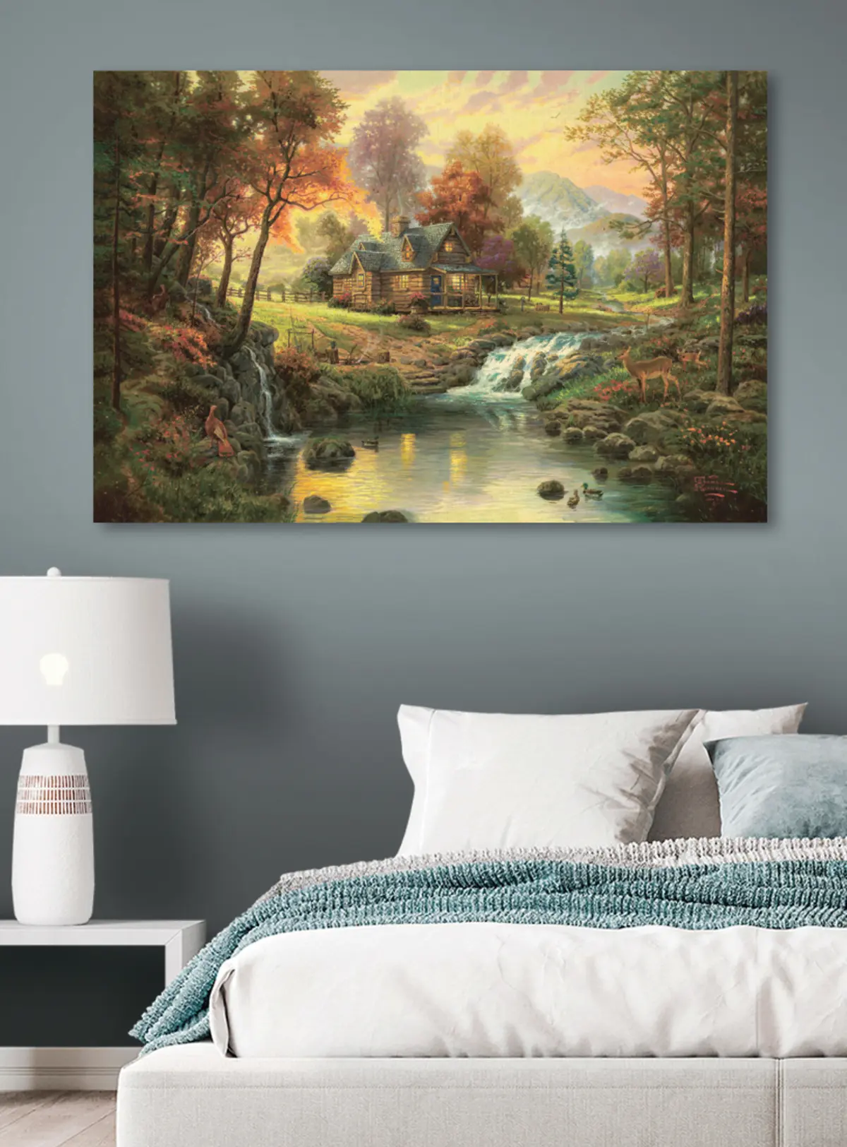 murales de pared Agua, planta y paisaje natural s15161