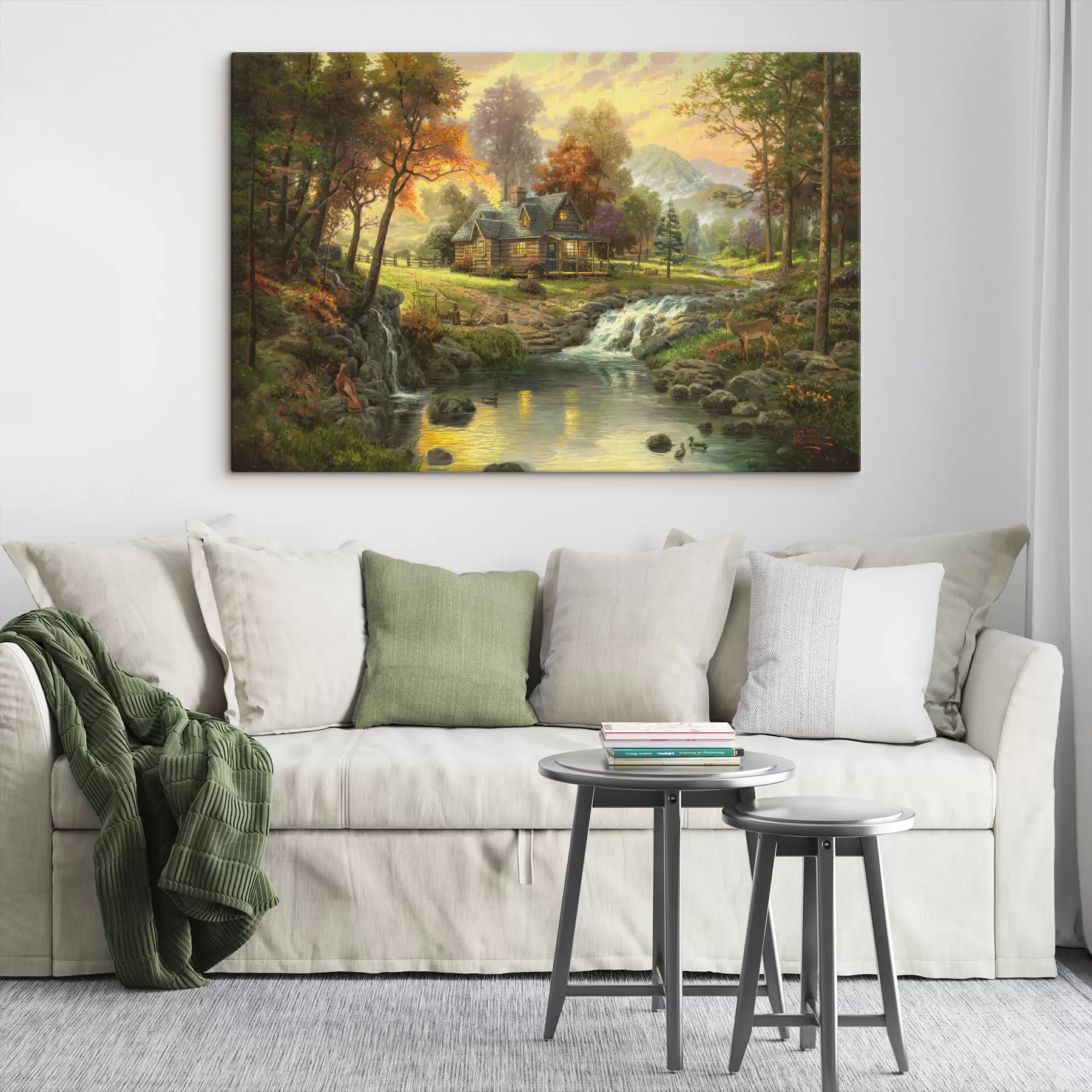 murales de pared Agua, planta y paisaje natural s15161