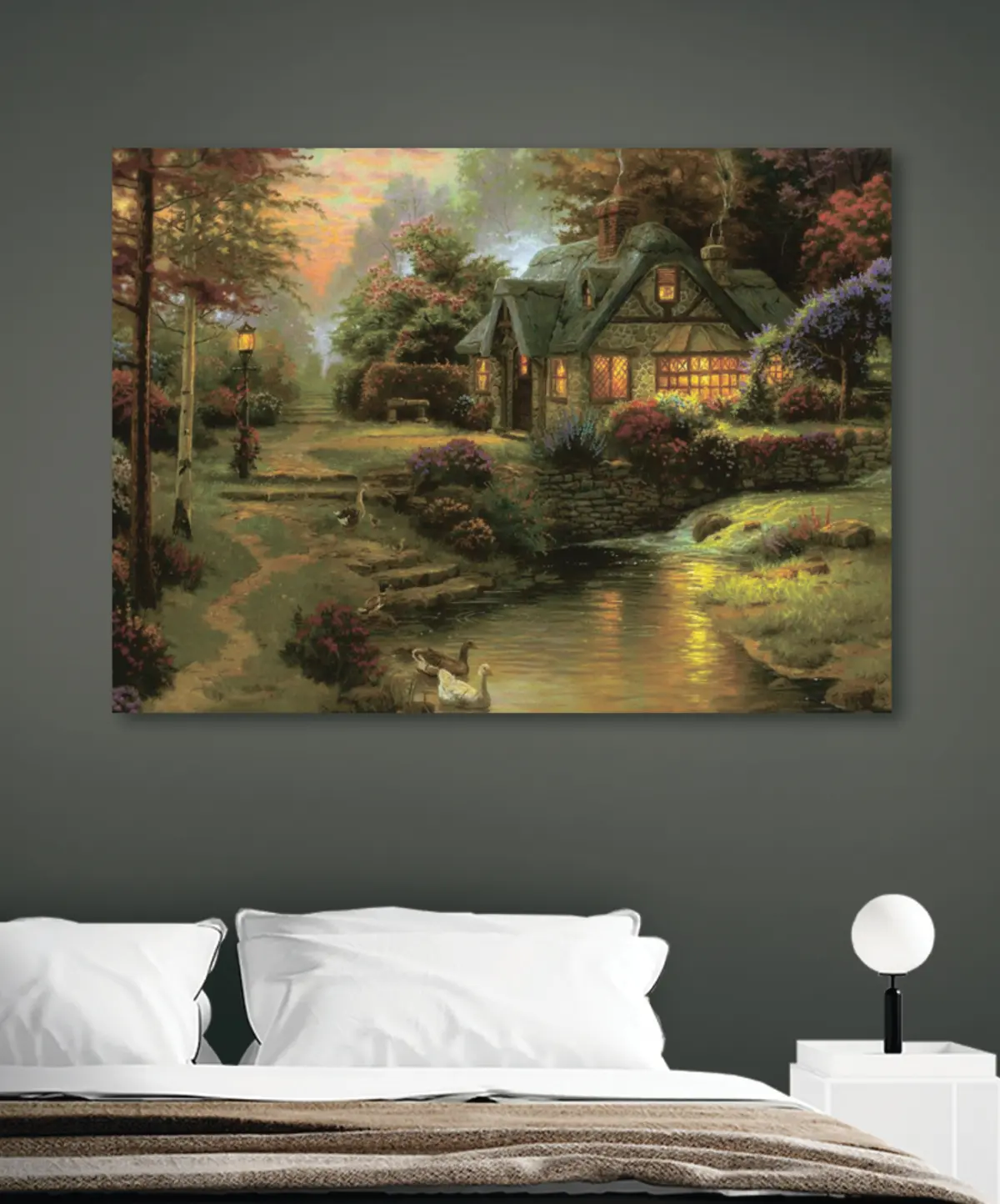 murales de pared Planta, ventana y agua. s19095