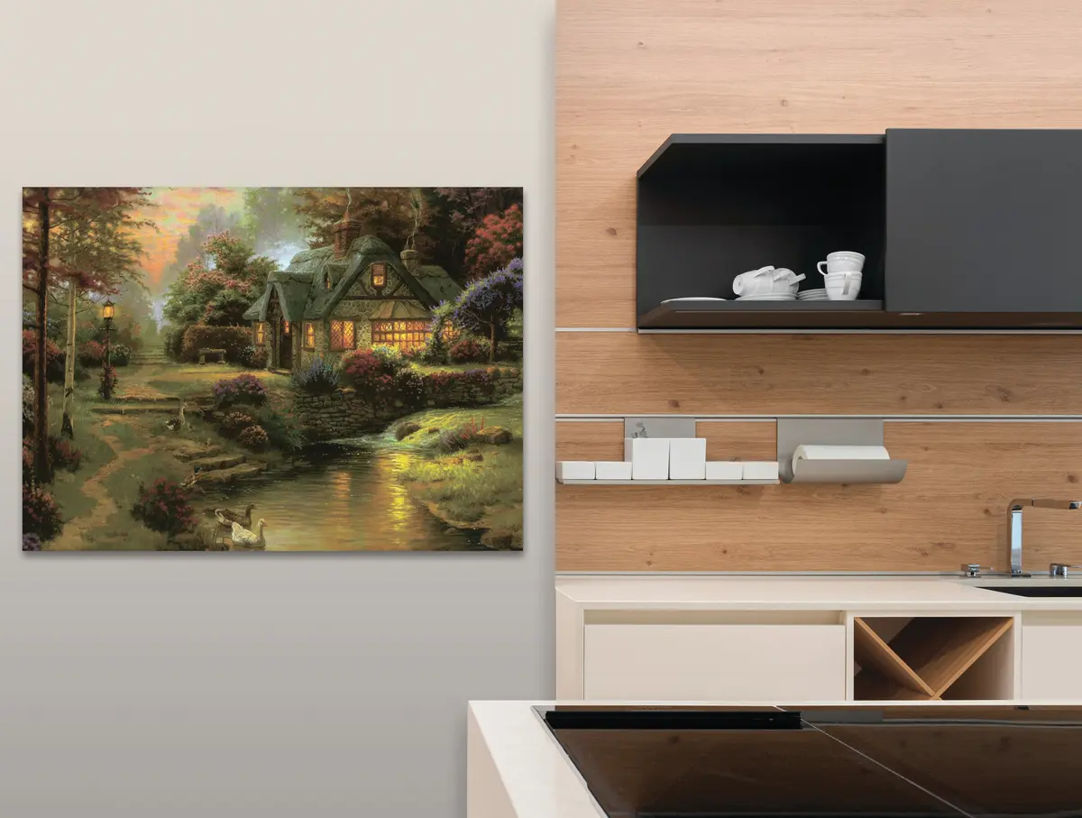 murales de pared Planta, ventana y agua. s19095