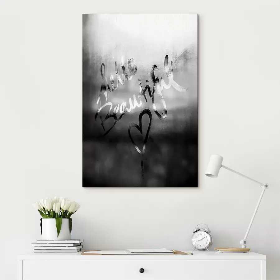 murales de pared Rama, organismo y blanco y negro s21487