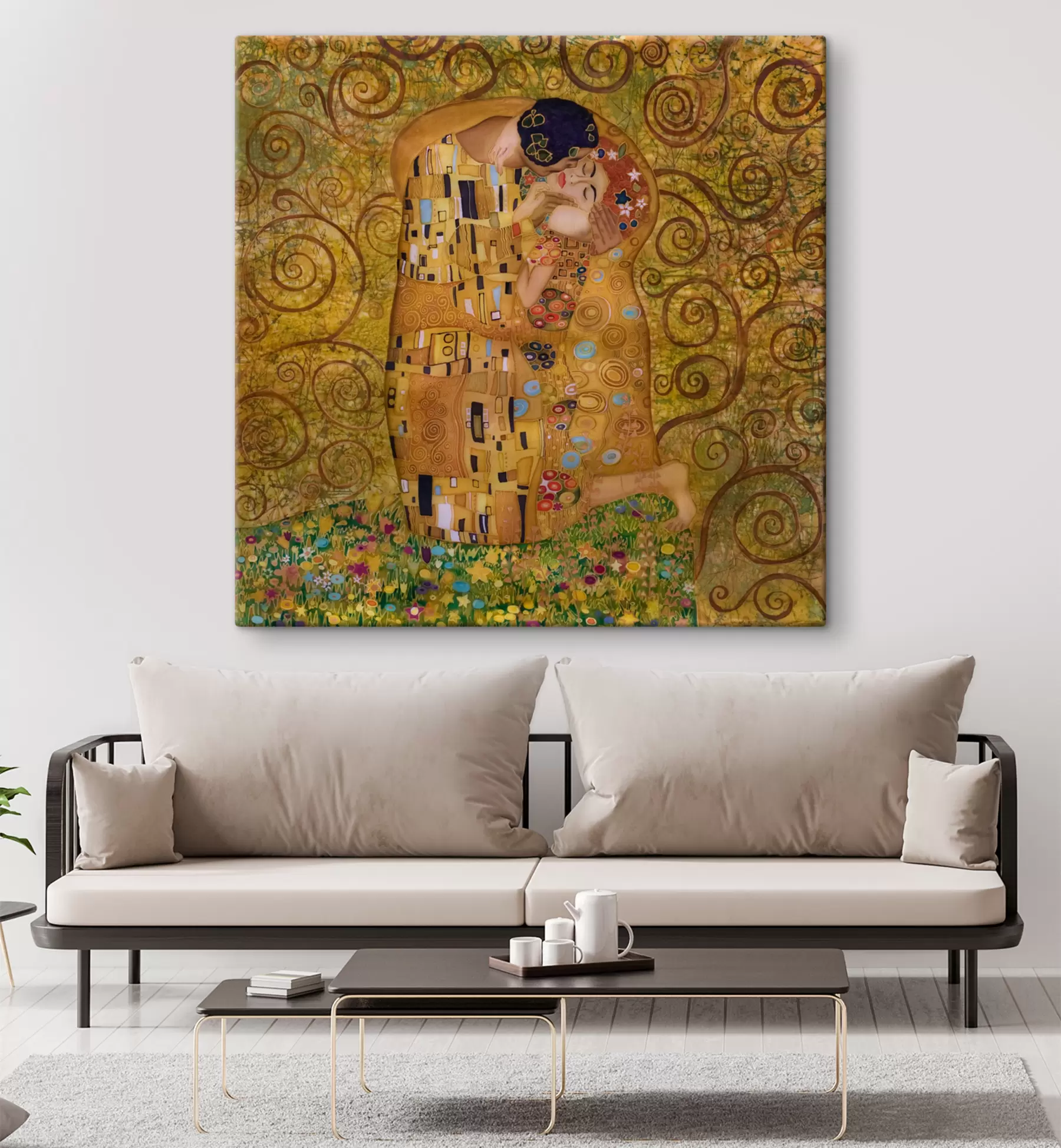 murales de pared El beso, Gustav Klimt s27031