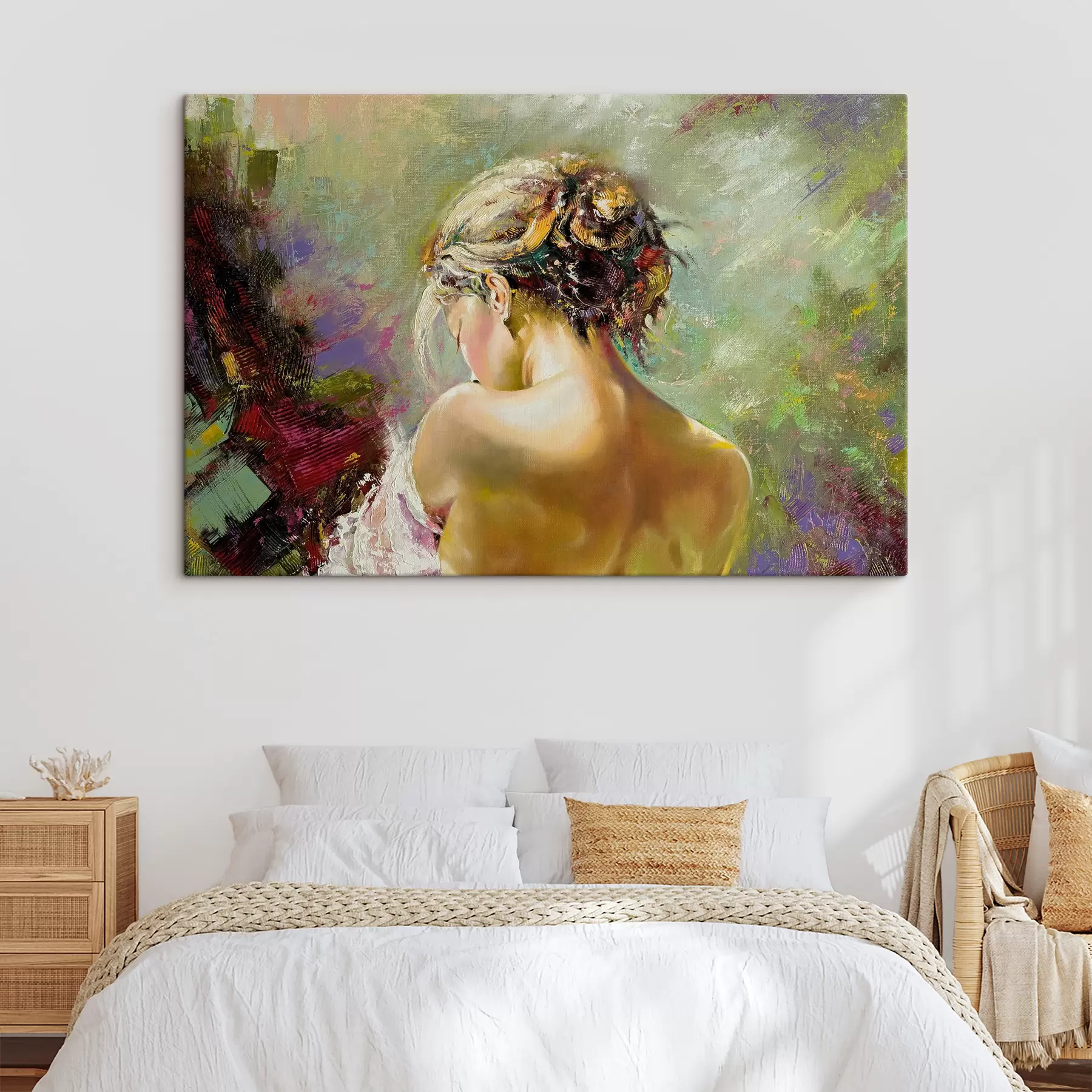 murales de pared Cabeza, gente en la naturaleza y pintura. s27105