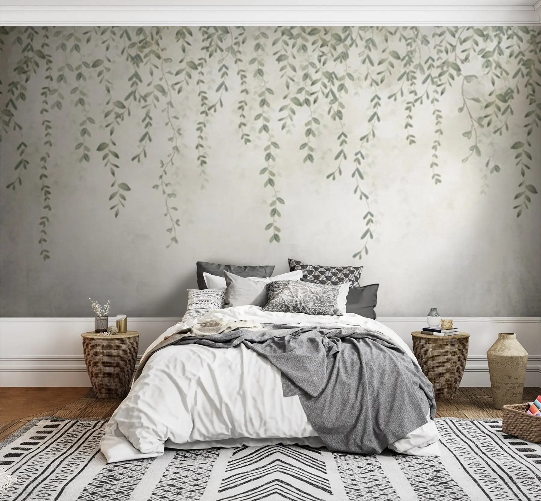 murales de pared Vides con follaje u71244