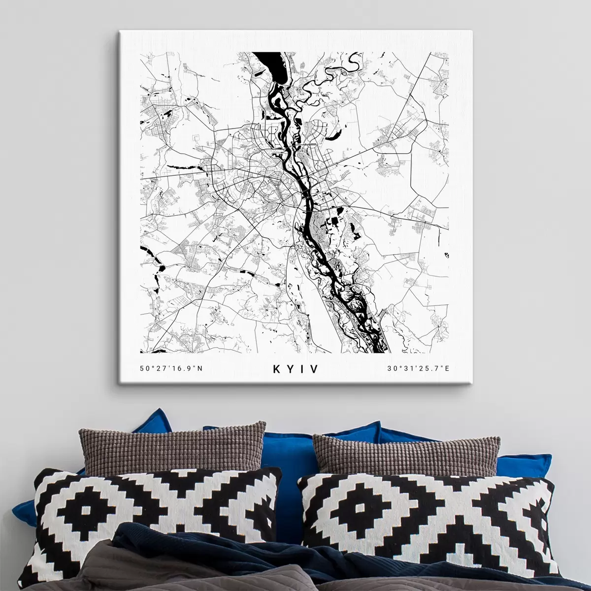 murales de pared Mapa, rectángulo y pendiente s31428v1